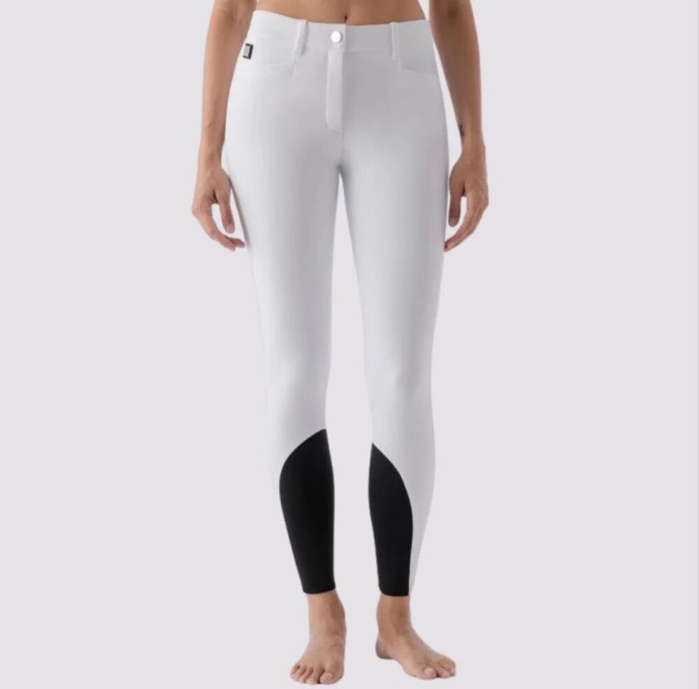 Equiline Italia Full Grip Riding Breeches Women’s IT 42 US 6 Silicone Knee Grip
